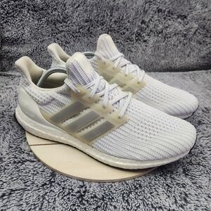 🔥Adidas UltraBoost 4.0 DNA ‘White Silver Metallic’ Sneakers Men's Size 11.5